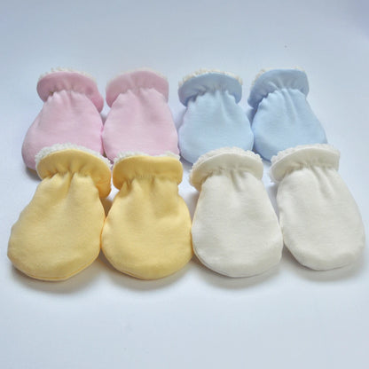 Gants d'hiver doux pour enfants de 0 à 3 ans, mitaines à doigts complets, solides et épais, Anti-grippage, en polaire, chauffe-mains pour tout-petits