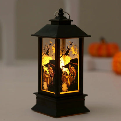 Lanterne LED en Forme de Citrouille et Fantôme, Luminaire Décoratif d'Nik, Accessoires d'Horreur, Idéal pour un Bar ou une ixd'Halloween