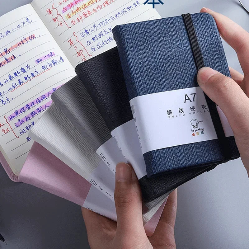 Mini carnet de poche portable A7,