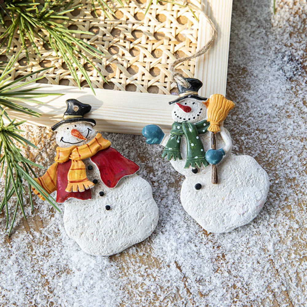 Décorations d'arbre de noël en résine