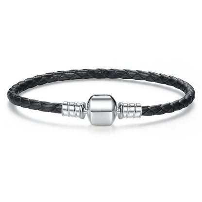 Luxe 100% argent Sterling 925 Original 3 Styles chaîne Bracelet Bracelet pour femmes ajustement bricolage breloque perle authentique bijoux fins cadeau