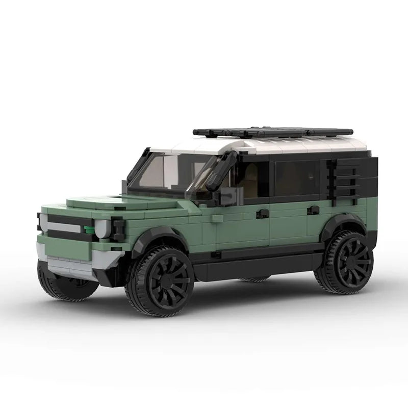 Décennie s de Construction de Voiture SUV Rovered Defender 110 P400, Modèle de Véhicule de Course Tout-Terrain, Briques, Puzzles, Jouets, Cadeau pour Garçon, Enfant
