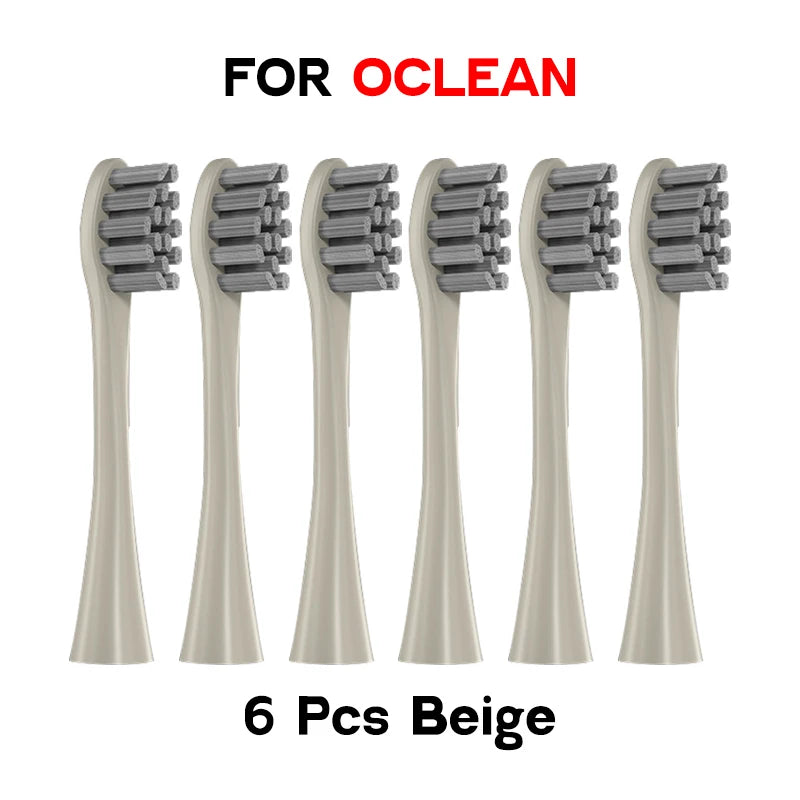 Têtes de brosse à dents de rechange, 10 pièces, pour Oclean, gamme complète, buses DuPont souples, scellées sous vide, emballées