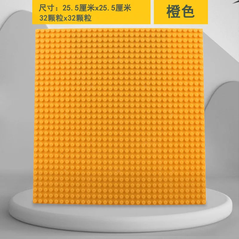 Plaques de base en plastique pour blocs de construction classiques, 32x32 points, jouets de bricolage pour enfants, briques de ville compatibles