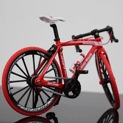 Modèle de vélo en métal moulé sous pression, échelle 1:10, ville pliée, course sur route, cyclisme, Mini vélo pour Collection, ami, cadeau pour enfants, jouets pour garçons