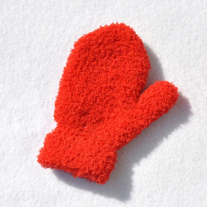 Gants d'hiver chauds pour bébés de 1 à 4 ans, mitaines tricotées en Patchwork, gants à doigts complets pour étudiants de la maternelle