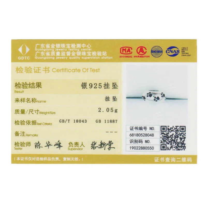 BAMOER authentique 925 en argent Sterling chien empreinte animale chat coeur amour entretoise breloque idéal pour Bracelet l SCC594