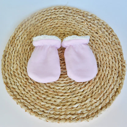 Gants d'hiver doux pour enfants de 0 à 3 ans, mitaines à doigts complets, solides et épais, Anti-grippage, en polaire, chauffe-mains pour tout-petits
