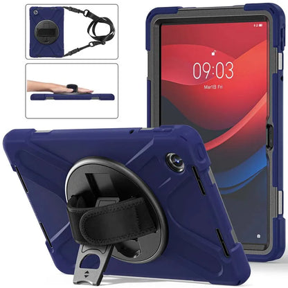 Étui de support pour Lenovo Tab, housse antichoc avec bandoulière