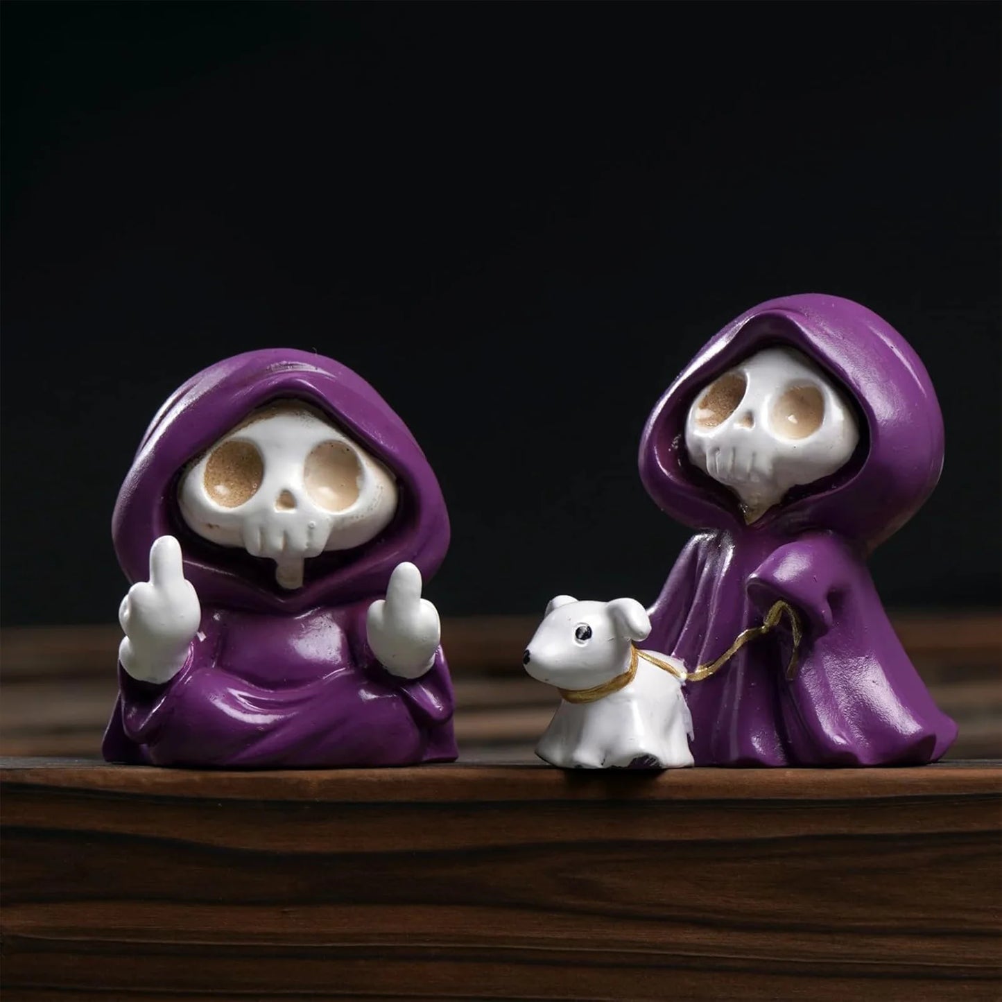 Décorations de squelette d'halloween, ornements fantômes créatifs pour fête effrayante, maison, bureau, installation de scène effrayante, 4 pièces