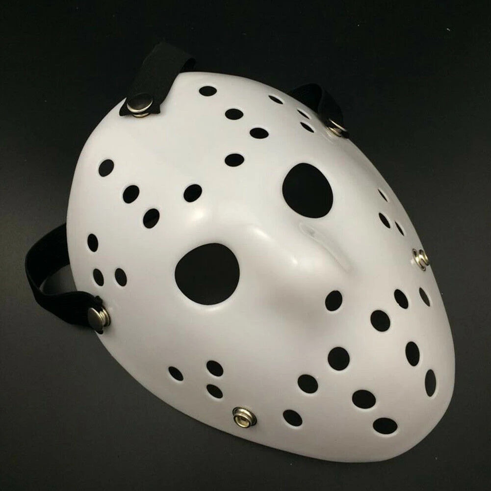 Masques de tête effrayants pour Halloween, costume de cosplay de fête, robe de paupières de hockey, décoration d'Halloween