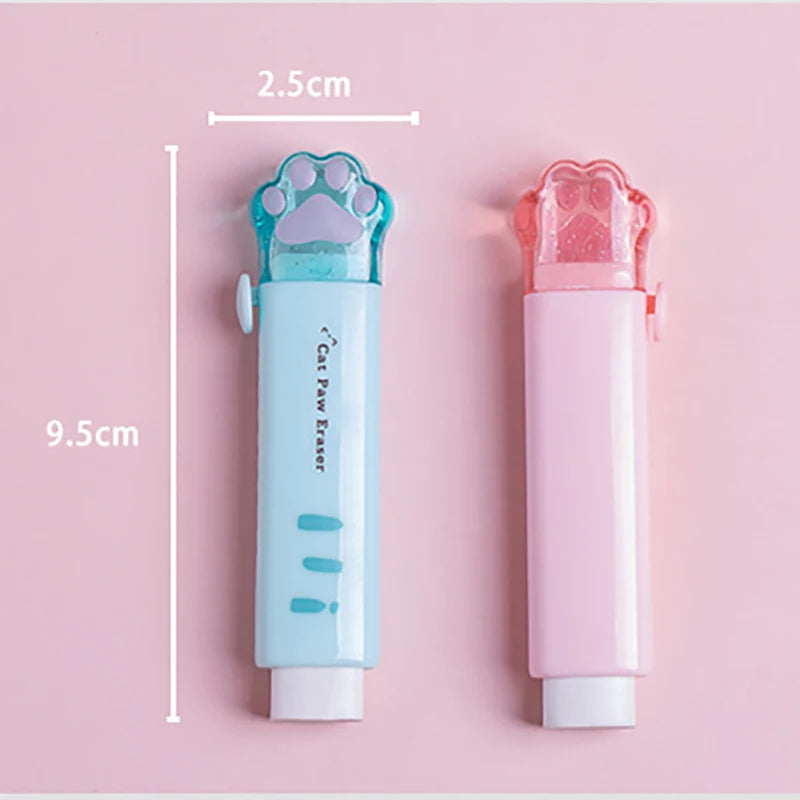 Gommes en caoutchouc patte de chat, 1 pièce,