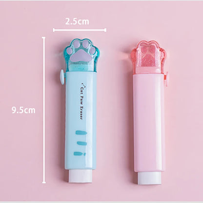 Gommes en caoutchouc patte de chat, 1 pièce,