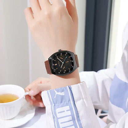 Montre à quartz lumineuse étanche pour femme, montre décontractée pour étudiant, tendance de la mode coréenne, offre spéciale, cadeau