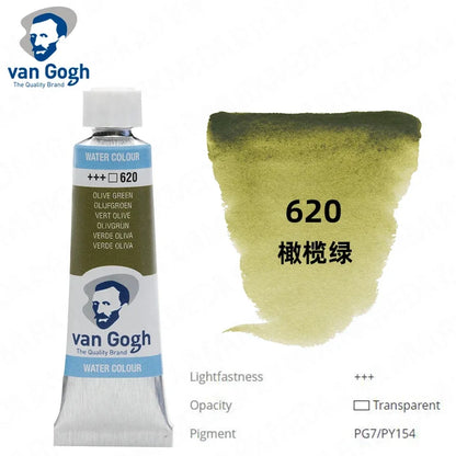 Talens Van Gogh – peinture aquarelle, Tube de 10ml,