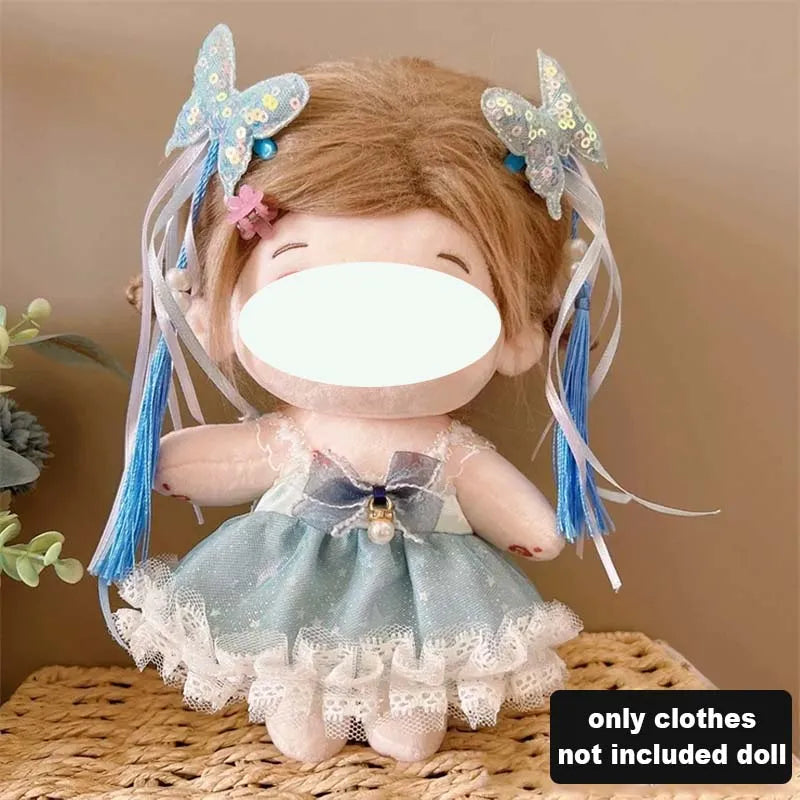 Ensemble de vêtements de poupée en coton, joli et mignon, pour poupée idole de 20cm, accessoires de déguisement, vêtements de bricolage, cadeaux pour Fans d'enfants