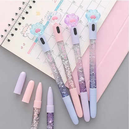 stylo sables mouvants stylo paillettes lumières stylo Gel lumineux