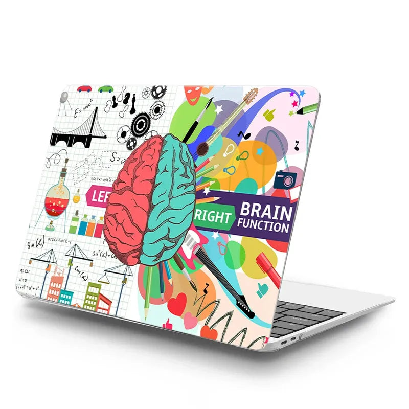 Pour 2012 2013 2014 2015 Retina 13 couverture cerveau scientifique différent pour Macbook Pro 13 pouces étui A1502 A1425 coque de protection rigide