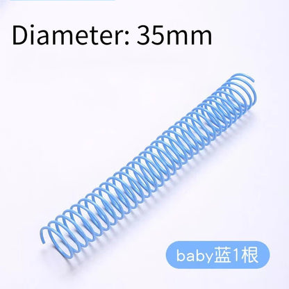 Anneau de reliure en plastique Transparent à feuilles mobiles,