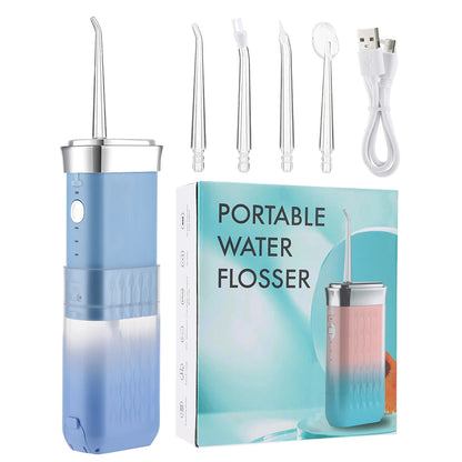 Irrigateur buccal électrique Portable, hydropulseur, blanchiment des dents, Jet d'eau dentaire sans fil, outils de nettoyage des dents pour la maison et les voyages
