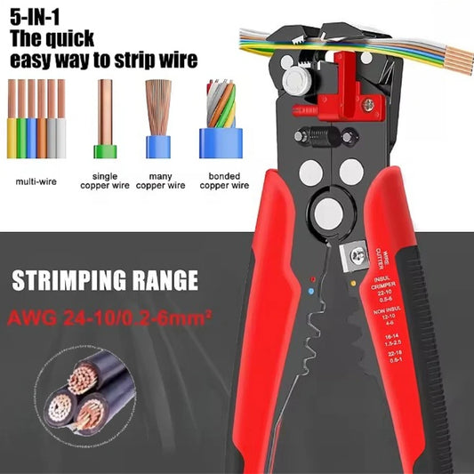 Pince à dénuder les fils, outil manuel multifonctionnel, outils de traction pratiques, pince à sertir les fils et les câbles