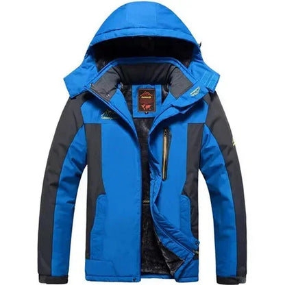 Coupe-vent homme grande taille 8XL 9XL veste d'hiver hommes imperméable coupe-vent velours chaud Parka manteau tourisme montagne neige pardessus