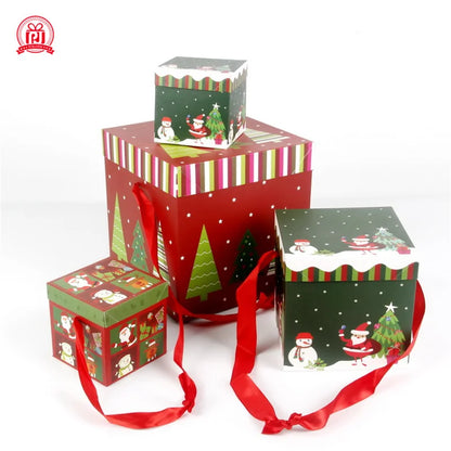 Coffrets cadeaux de Noël sous l'arbre GT, décoration extérieure, décoration intérieure, fête de vacances, mariage, ornement pour la maison