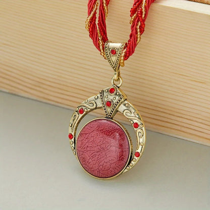 Collier pendentif de Style ethnique Vintage, 1 pièce, bijoux, cadeau de fête