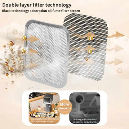 Petite hotte de cuisine domestique, table de barbecue portable, grande hotte de cuisine à aspiration pour la cuisine domestique