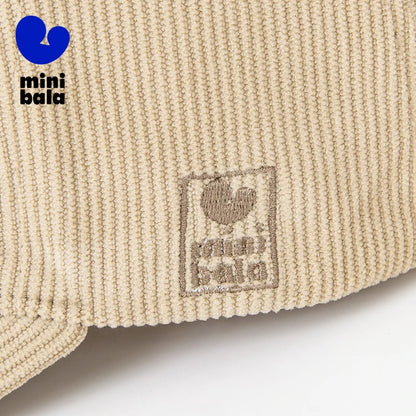 Mini Bala printemps nouveaux garçons et filles rétro velours côtelé casquette de Baseball bébé chapeau Vintage mode