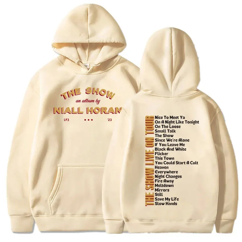 Niall Horan 2024 le spectacle vivre sur la tournée esthétique surdimensionné sweat hommes femmes Hip Hop Vintage Concert sweat à capuche Fans cadeau