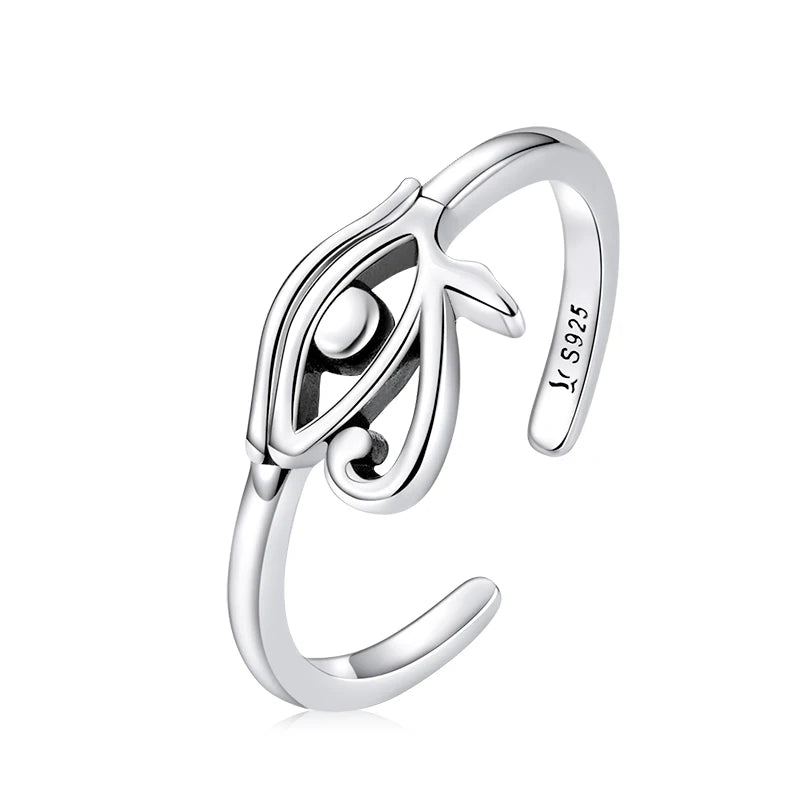 WOSTU-Bagues ajustables en argent regardé 925 pour femme, bijoux originaux empilables, taille ouverte