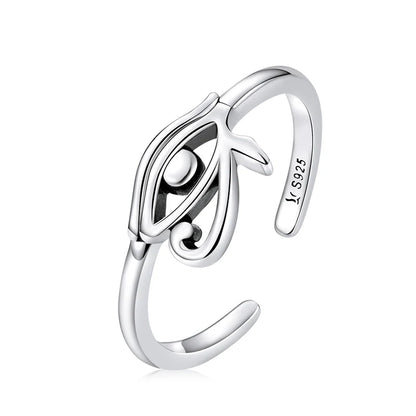 WOSTU-Bagues ajustables en argent regardé 925 pour femme, bijoux originaux empilables, taille ouverte