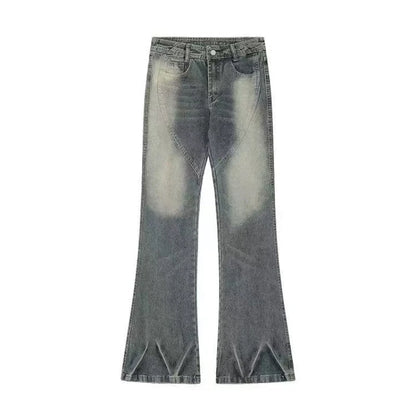 Automne printemps Bootcut jean femmes Denim pantalon Vintage pantalon droit mode femme décontracté jean évasé pantalon à jambes larges