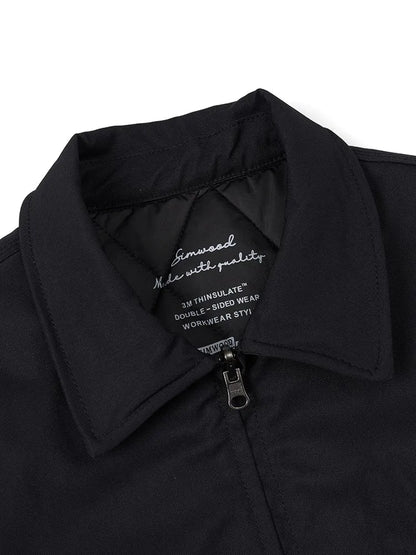 SIMWOOD 2025 automne hiver nouveau surdimensionné hommes réversible manteau bouffant thermique chaud 3M ™   Vestes en tissu Thinsulate