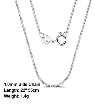 ORSA JEWELS véritable 925 collier en argent Sterling Figaro joint torique chaîne de cou torsadé serpent barre singapour boîte chaîne collier femmes 1