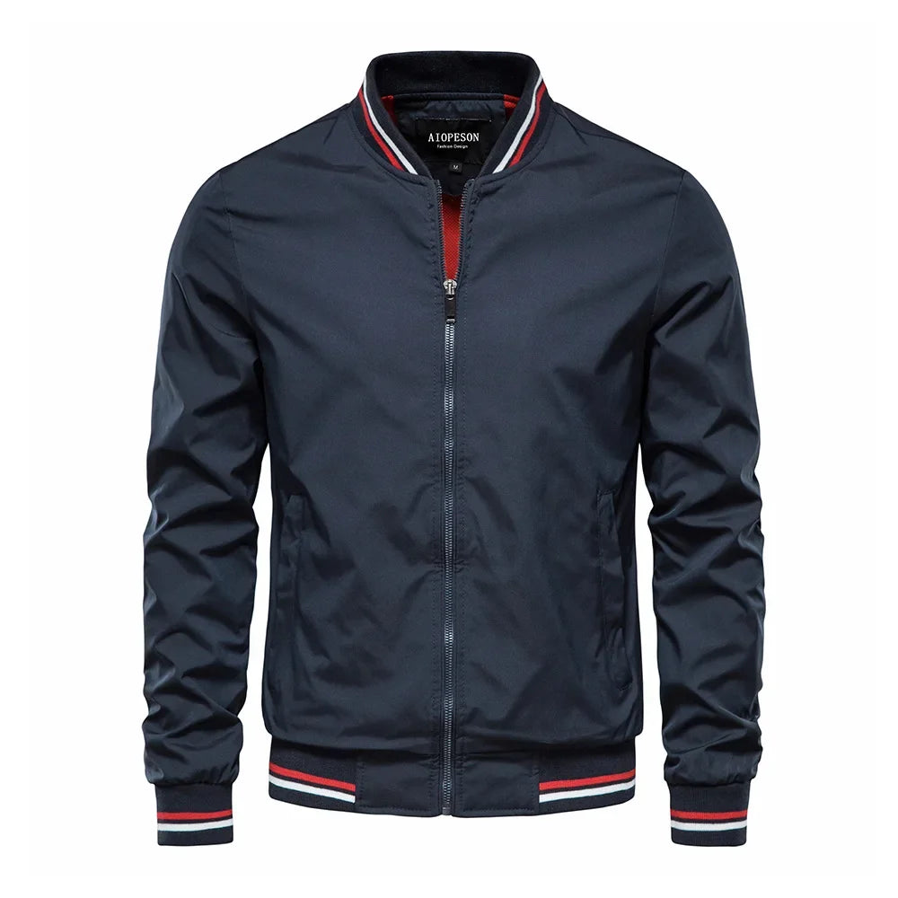 Veste d'été personnalisable pour hommes, noire, décontractée, coupe cintrée, vestes de Baseball pour hommes, mode automne, vestes de haute qualité, costumes sur mesure