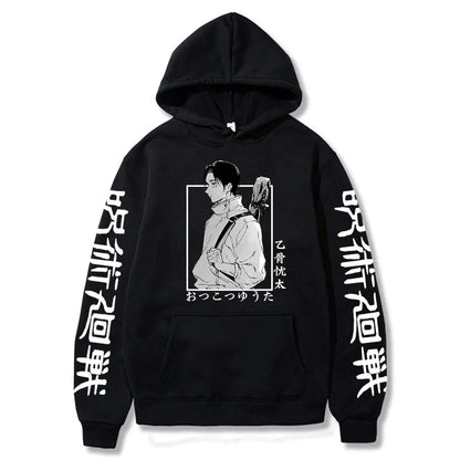 Jujutsu Kaisen Anime vêtements Satoru Gojo imprimer à capuche hommes sweat à capuche pour femme répandu Streetwear Harajuku Manga unisexe sweat