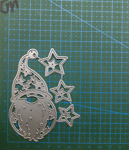 Matrices de découpe en métal cloche de noël, père noël ...