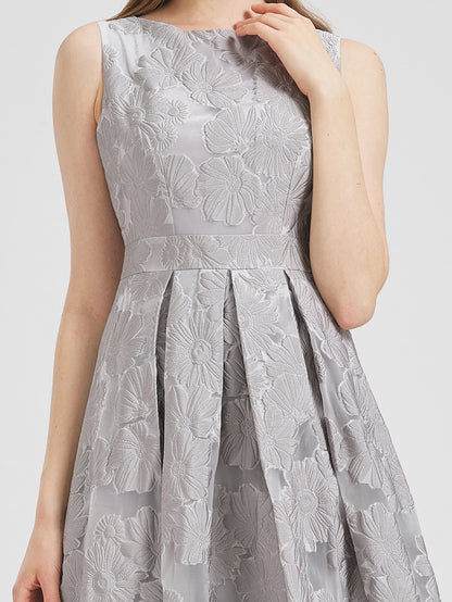 Robe longue élégante en Organza brodée de fleurs pour femmes, nouvelle mode d'été, sans manches, robes de soirée de vacances, de bal, 2024