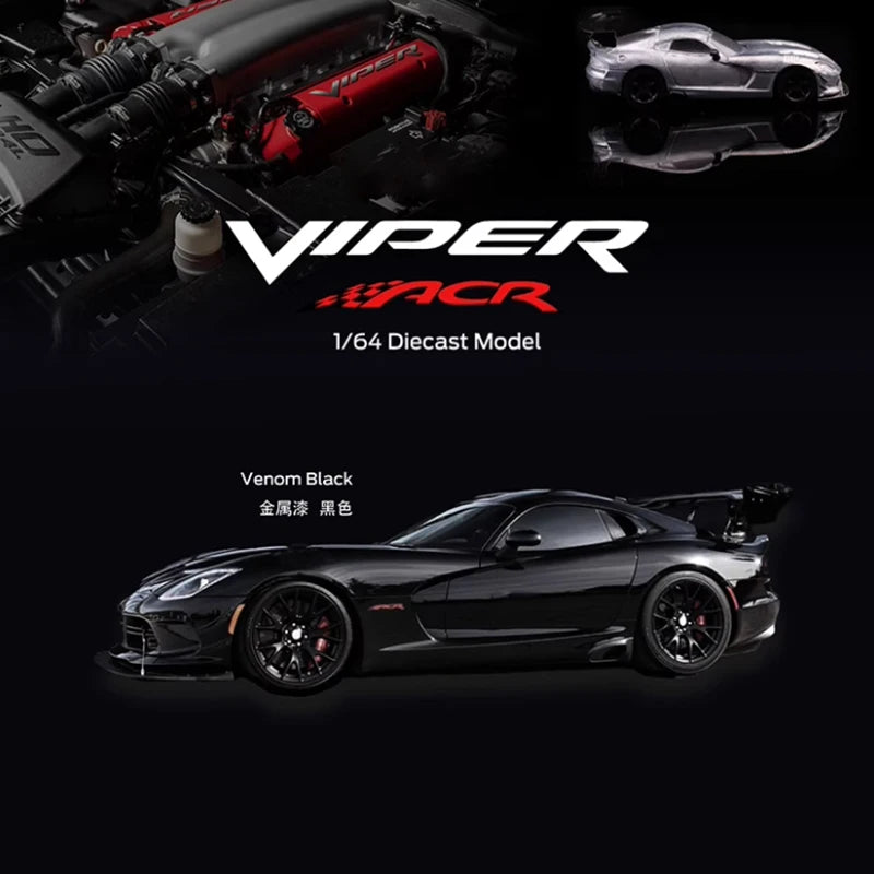Hone – modèle de voiture de Simulation en alliage moulé sous pression, échelle 1:64, Viper MK3 ACR, classiques, Souvenir pour adultes, cadeau, loisirs et jouets