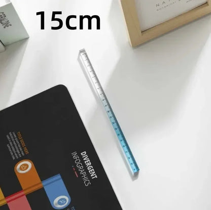 Règles droites transparentes de Style INS, 15cm 20cm 30cm,