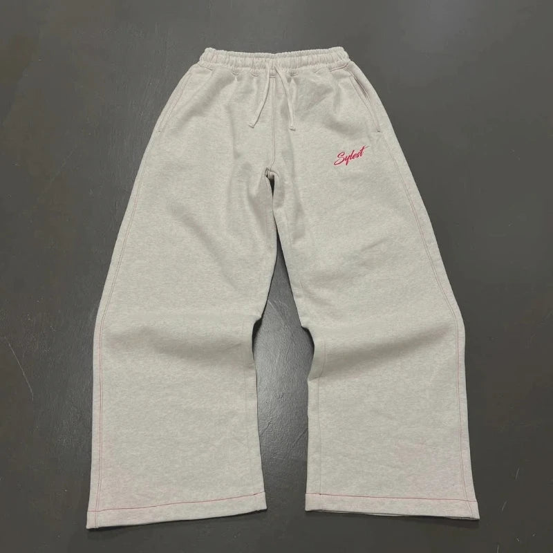 Y2K – costume rétro décontracté pour hommes, européen et américain, brodé, ample, mode, vêtements de sport gothiques, vêtements de rue, offre spéciale