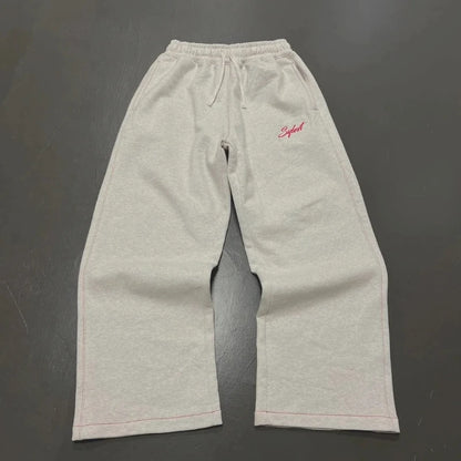 Y2K – costume rétro décontracté pour hommes, européen et américain, brodé, ample, mode, vêtements de sport gothiques, vêtements de rue, offre spéciale