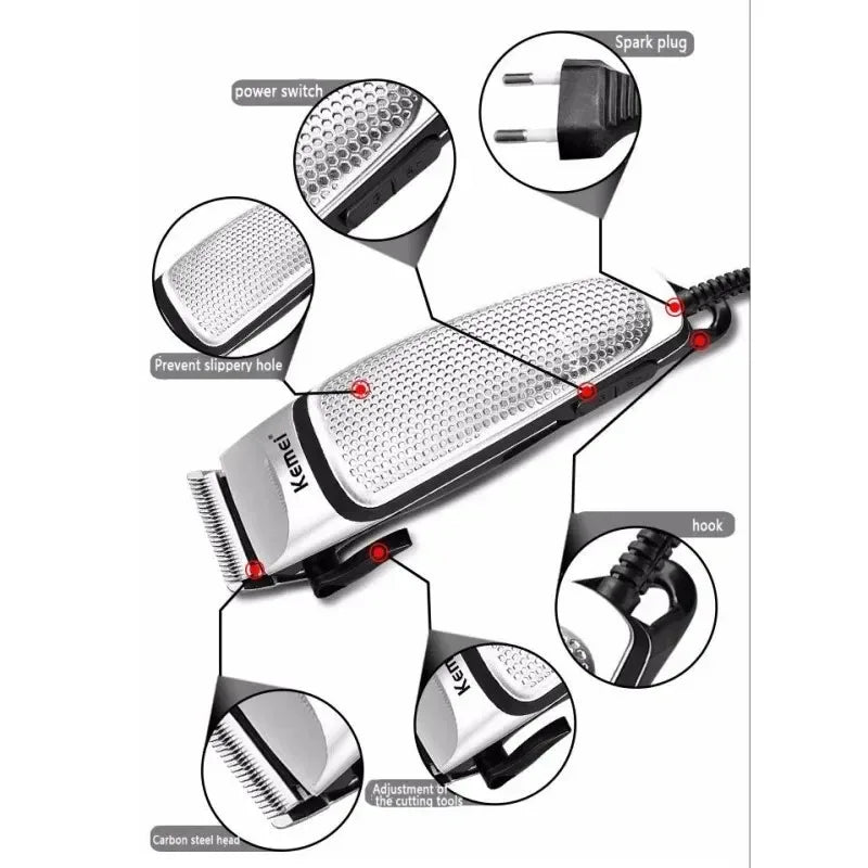 Kemei KM-4639 Électrique Tondeuse À Cheveux Tondeuse Professionnelle Ménage À Faible Bruit Barbe Machine Soins Personnels Coupe De Cheveux Outil