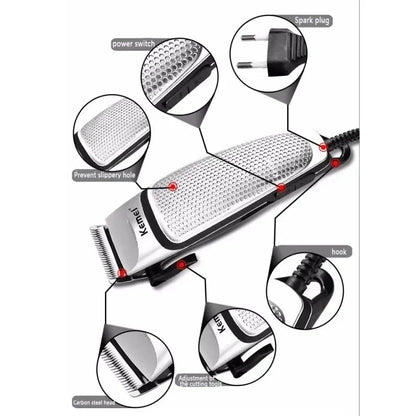 Kemei KM-4639 Électrique Tondeuse À Cheveux Tondeuse Professionnelle Ménage À Faible Bruit Barbe Machine Soins Personnels Coupe De Cheveux Outil