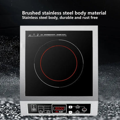 Cuisinière à Induction 3500W bouton de friture haute puissance cuisinière électrique commerciale cantine cuisinière à induction poêles