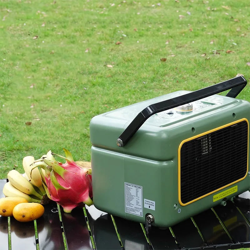 Tente de Camping utilisant DC12V/24V 110-240V Portable Mobile AC refroidisseur d'air monté sur véhicule RV camion tente Camping refroidisseur climatiseur