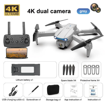E99 K3 Pro 4k Drone HD caméra grand Angle Mode de maintien élevé pliable Mini Dron WIFI photographie aérienne RC quadrirotor jouets hélicoptère