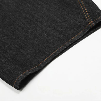 Jean Baggy à jambes larges pour hommes, pantalon en Denim ample avec poches latérales, Streetwear Harajuku Hip Hop